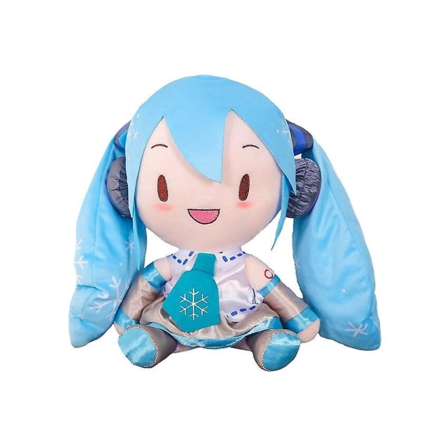 Miku Figur 32cm Japan Anime Hatsune Miku Plysjdukke Baby Kawaii oll Leker Jente Bursdagsfest Julepynt - Perfet 32CM D