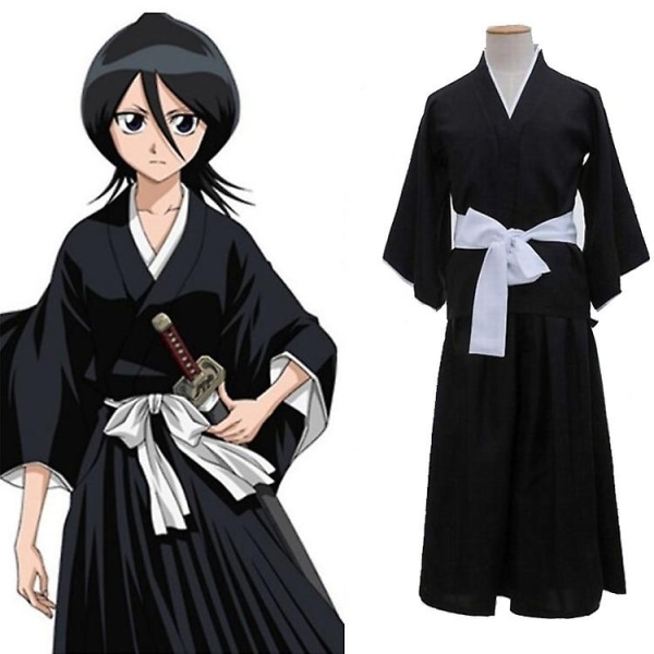 Anime Bleach Kuchiki Rukia Cosplay kostym - Perfet 2XL