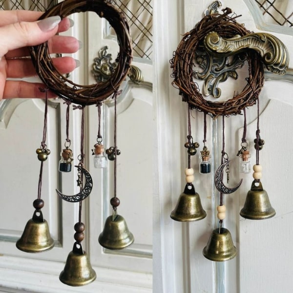 Witch Bells Screen Door Witch Wind Chimes Seppelekellot