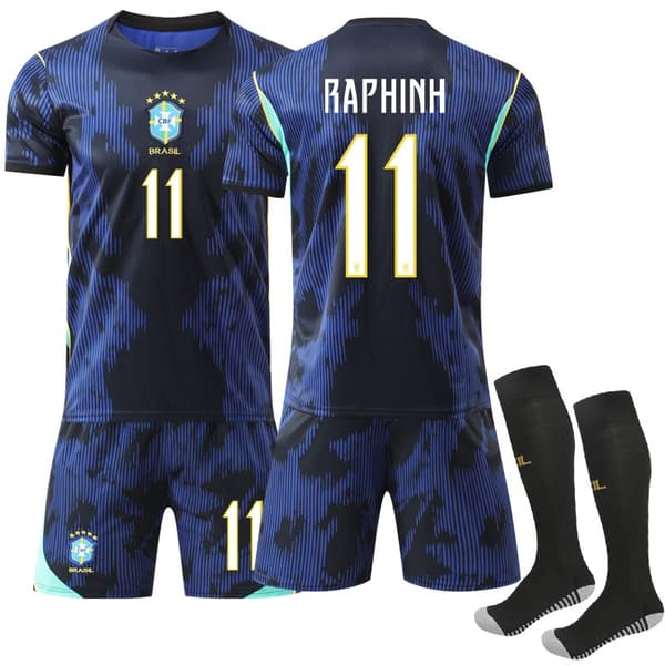 2025/26 Brasil Hemmabarnfotbollströja - Vinicius #11 Rafinha 18