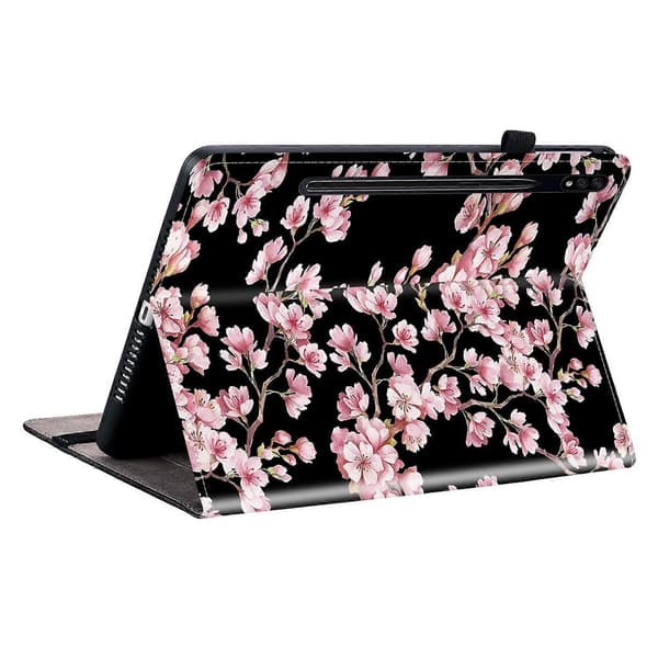 Krystalltekstur Malt Lær Tablet Case-Perfet For Samsung Galaxy Tab S7 FE/S8+/S7+
