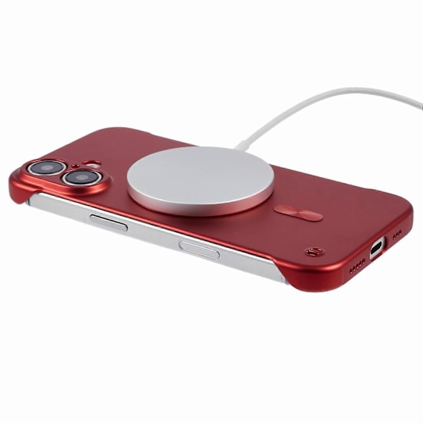 iPhone 16 Plus Skal, Kompatibel med MagSafe Hård PC Ramlös Telefonfodral - Perfekt Style F