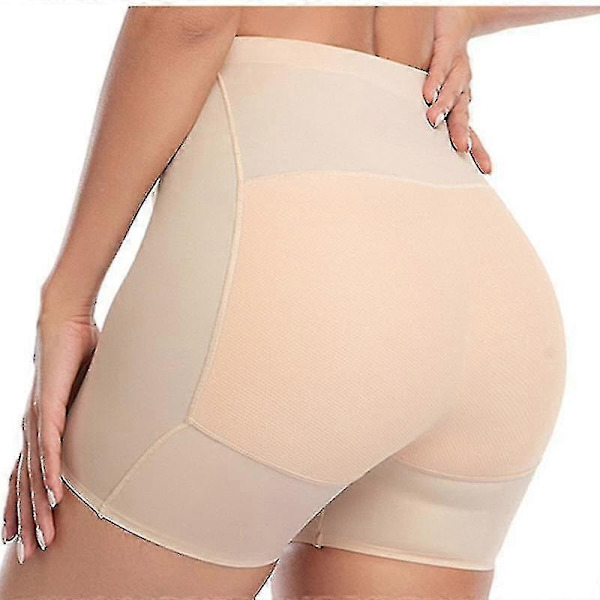Mimigo Butt Lifter Byxor Sömlösa Vadderade Underkläder Kvinnor Butt Pads Hög Midja Tummy Control Shapewear-Perfet BEIGE S