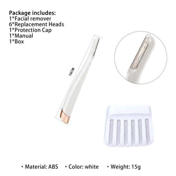 Cenocco CC-9086: Lighted Facial Exfoliator and Hair Remover - Perfet