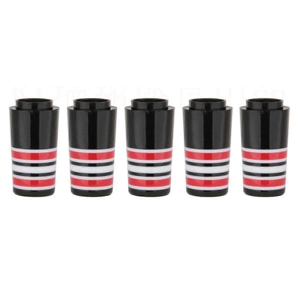 5 st Golf Ferrules för 0.355 Tip Irons Skaft Ärm Adapter Ferrule Golf Järnklubba Ferrules Ersätt-Perfet