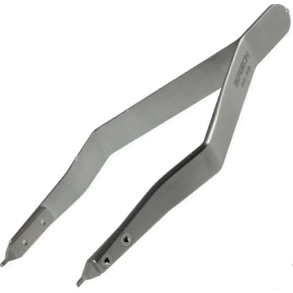 Bergeon 7825 Metallarmband Spänne Tång Fjäderstift Tång Rostfritt Stål Ergonomiskt Verktyg för Urmakare, Silver-Perfet