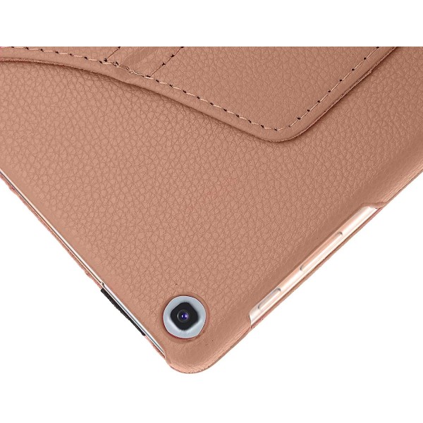 case för Galaxy Tab A 10.1 2019 (t510/t515), 360 Rotation Cover - Perfet Rose gold