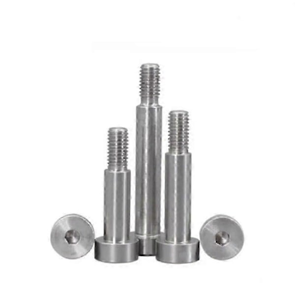 2-10st Rostfritt stål skruv med skuldra M2 M2.5 M3 M4 M5 M6 M8 M10 Insexskruv med cylinderhuvud Skruv med skuldra för rullager - Perfekt L6mm 10pcs  D4-M3