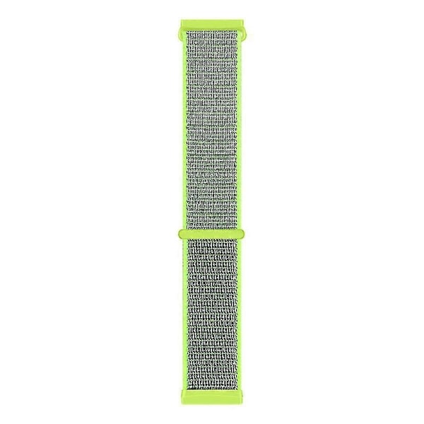 Kompatibel med Fitbit Versa 4/Sense 2 Bløde Nylon Urremme Sports Loop Udskiftningsarmbånd s202412242730-Perfet Bright Yellow