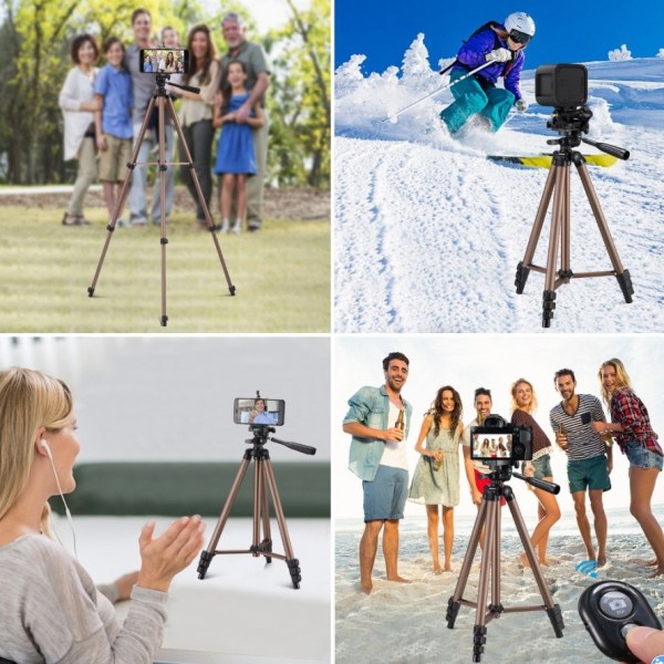 Monopod stativ justerbar fjärrkontroll- Perfet