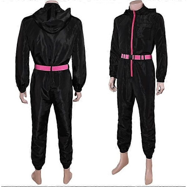 Squidward Gaming Cosplay Kostym Bodysuit Spel Bodysuit med Svart Uniform Halloween Party Karneval Kostym - Perfekt L