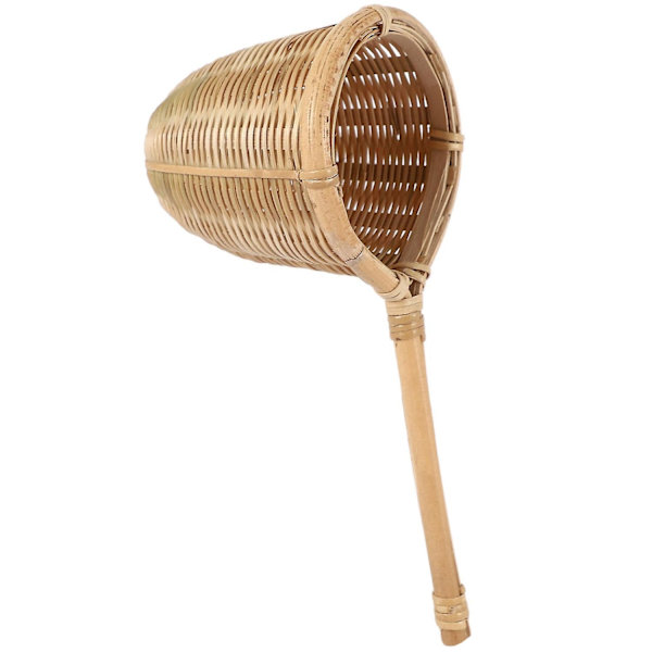 Natur Bambus Te-Si Filter Si Strainer Håndlavet Vævet Håndværk Nyhed Te Værktøj Te Gadge-Perfet