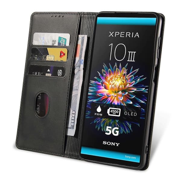 Kompatibel med Sony Xperia 10 III 5G Mobilskal - Perfet Black
