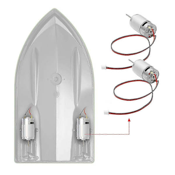 Propellermotor og venstre/høyre propellbeskyttelse fiskebåt reservedeler - Perfekt Left and Right motor