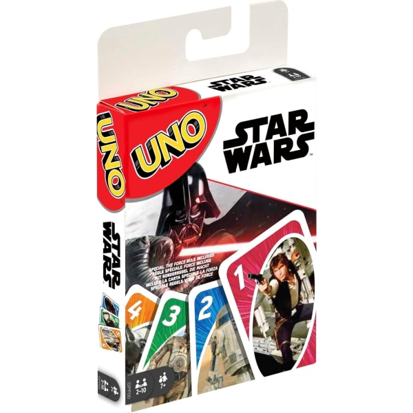 UNO Star Wars -korttipeli teemasarjoilla ja erikoissäännöillä - Perfet