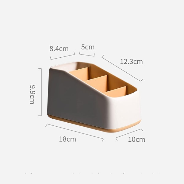 4 fack Fjärrkontroll Förvaringsbox, Fjärrkontroll Stativ för förvaring - Perfet