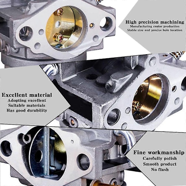 Plæneklipper Karburator Kompatibel med Kawasaki 15003-2153 FC420V 15001-2972 15001-2154 Karburator Samling-Perfet