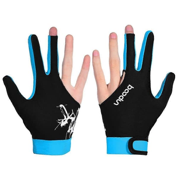 Racquetball- og squashhandsker tre fingre mænd og kvinder elastisk billard-Perfekt Sky.blue.single.pack M