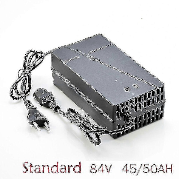 48v 60v 72v 96v 50ah 60ah Intelligent oplader til blybatteri Kompatibel med elektriske trehjulede køretøjer, cykler, scootere, ATV Go Kart-Perfet Standard 84V50AH
