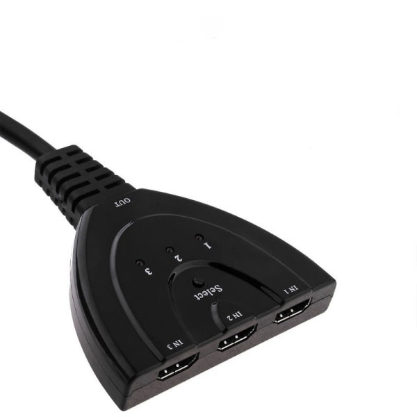 HDMI Switch, 3-vägs svart - Perfet