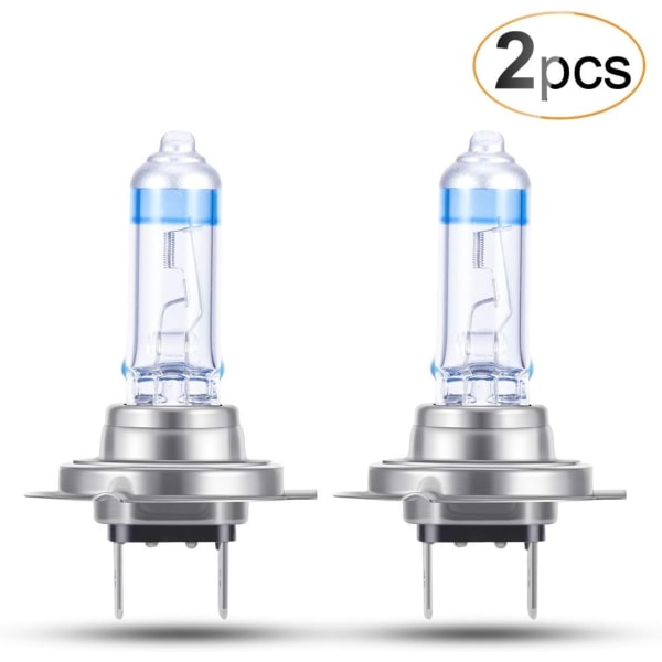 2X H7 Xenon pærer 12V 55W Super lyse, bilforlygter - Perfet