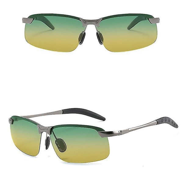 Mænd polariserede kørebriller Solbriller Day Night Vision Driver's Eyewear - Perfet Gun
