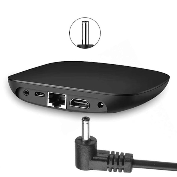 Virtakaapeli USB:stä DC 3.5 x 1.35 mm:iin 2A Max Latausadapterin Liitäntäkaapeli - Täydellinen White