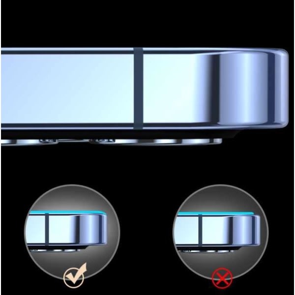 iPhone 13 / iPhone 13 Pro / iPhone 14 - Hærdet beskyttelsesglas - perfekt