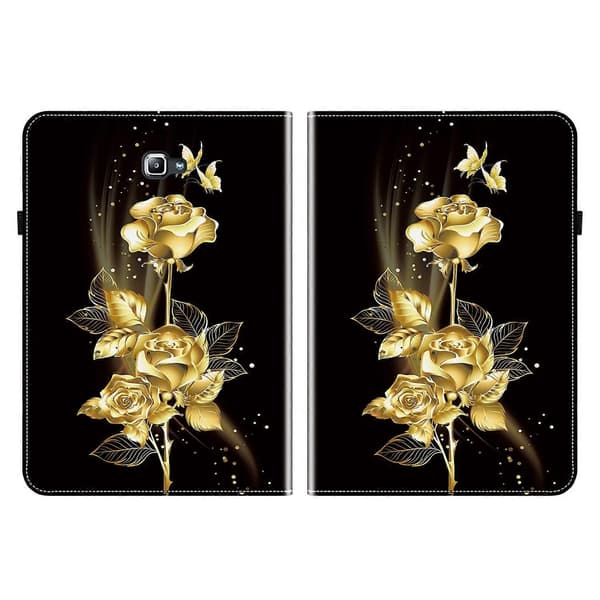 Kristalltextur Målat Läder Tablet Fodral-Perfet For Samsung Galaxy Tab A 10.1 2016