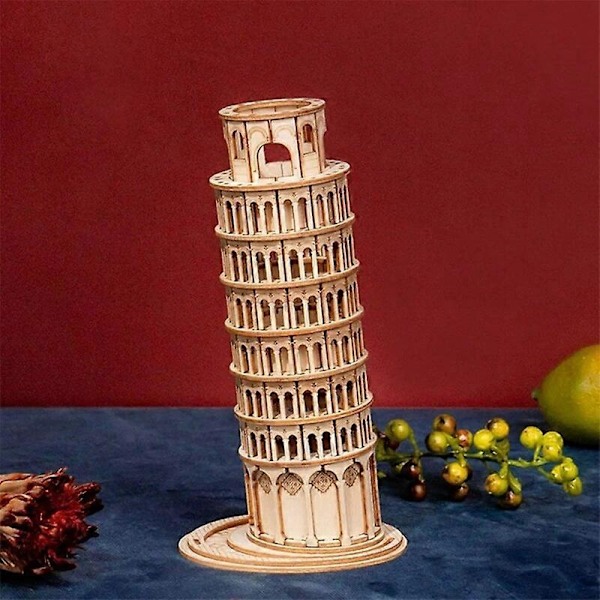Rolife DIY 3D Tower Bridge Big Ben Berömd Byggnad Träpusselspel Enkel Montering Leksakspresent Lämplig för Barn Tonåringar Vuxna Arc de Triomphe
