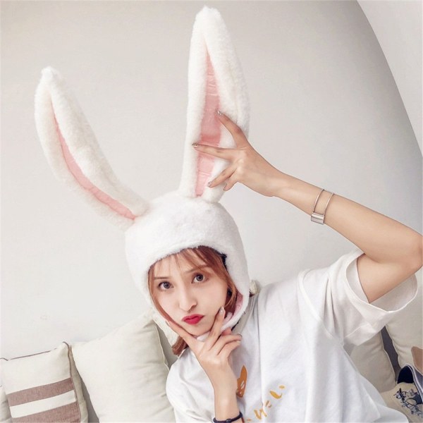 Bunny Ears Hat Rabbit Hat Holiday Party Favors Hat SVART - Perfet