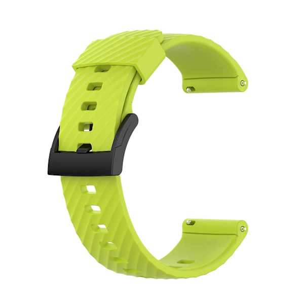 för Suunto 7 enfärgad silikonklockarmband-Perfet Lime Green 0