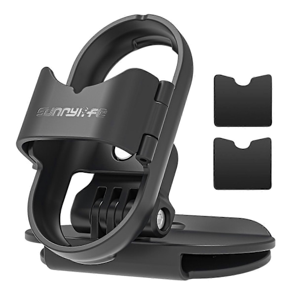 SUNNYLIFE G3S-J867 Yhteensopiva Insta360 GO 3S GO 3 Action -kameran lippalakkikiinnikkeen kanssa, 360 astetta pyörivä päähine - Täydellinen