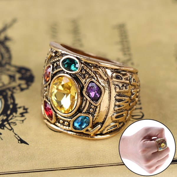 THANOS Infinity Gauntlet POWER RING Avengers The Infinity War S - Perfet 8#