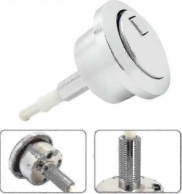 Geberit Typ 280 Dubbelspolningsknapp - ABS Kromplätering (274.006) - 1 Kg-Perfet