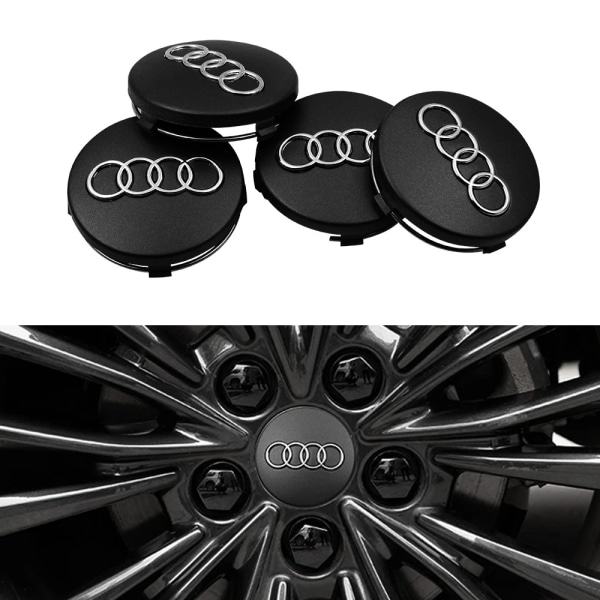 Dele - Audi hjulkapsler/hjulmærker - Bil 60 mm