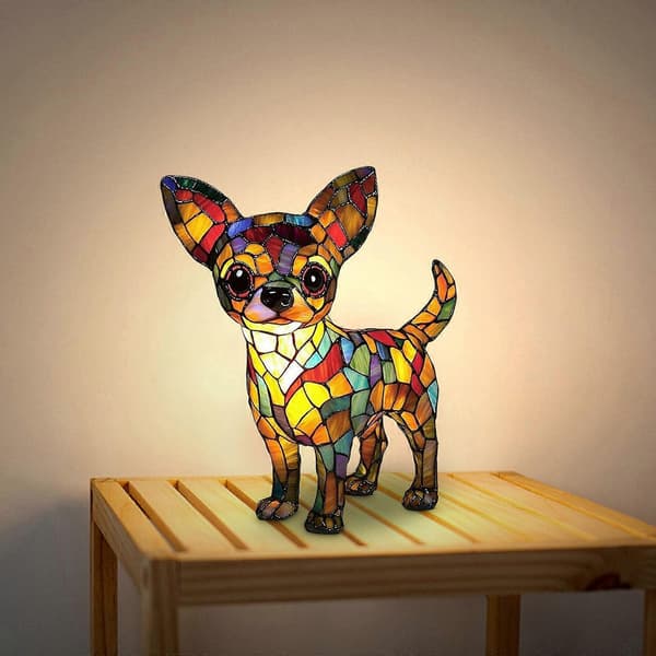 Hunde Serie Kunst Natlampe LED Lys Ornament - Perfekt B