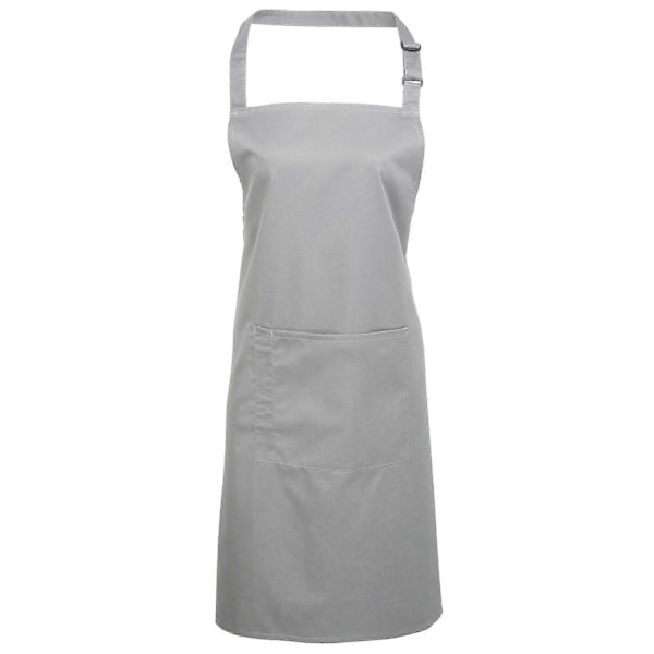 Premier Kvinners Fargerik Bib Forkle med Lommer/Overalls - Perfekt Silver