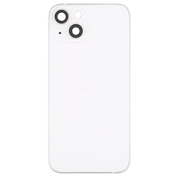 för iPhone 13 6.1 tum Bakre Batterihölje + Mellanplatta Ram + Sidoknappar Ersättning - Perfekt Style E