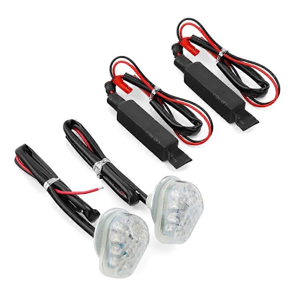 LED-vilkkuvalo Yhteensopiva YAMAHA YZF R7 2021 2022 YZFR7 YZF-R7 moottoripyörätarvikkeiden kanssa Mini vilkkuva lamppu sivuvilkut - Perfet Clear