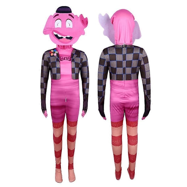 Insidan Ut 2 Cosplay Kostym Party Maskerad Jumpsuit Bodysuit-Perfekt Bing Bong 140