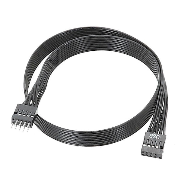 Dator-moderkort fram USB 9-stifts 2.0 förlängningskabel 9-stifts hane till hona - perfekt 30cm