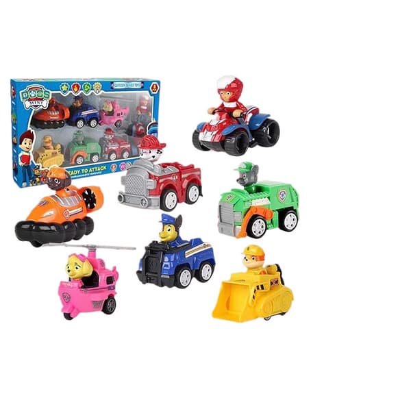 6-delt Paw Patrol Hvalpe Action Legetøjs Traktor