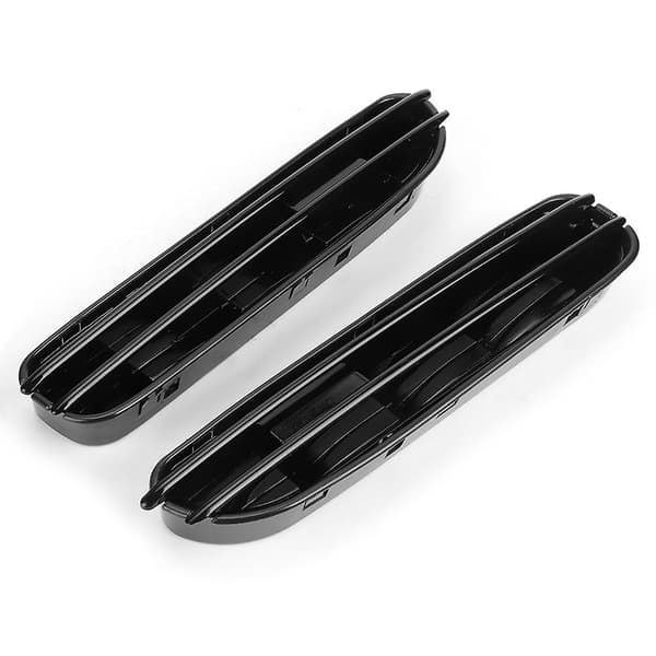 2 stk. Blank Svart Side Skjerm Grill Luftstrøm Ventiler Erstatning Passer Kompatibel med E60 E61 M5 20062010-Perfet