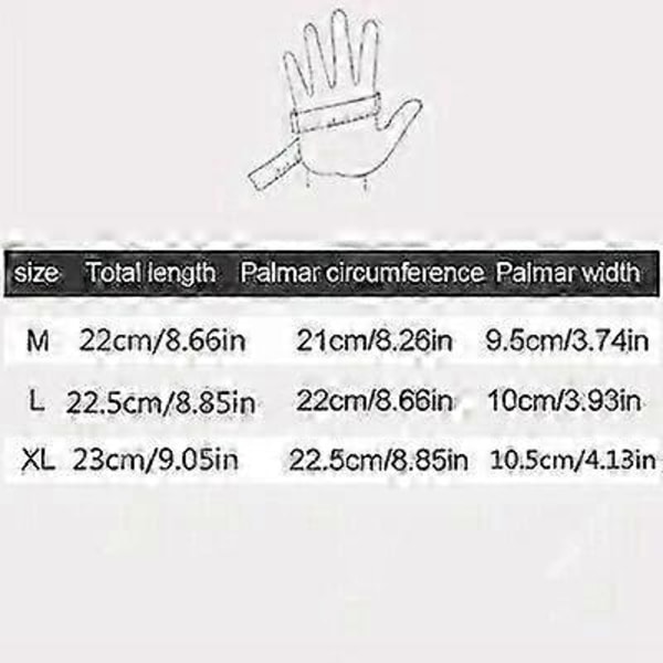 Miesten vedenpitävät hanskat, Ultimate Winter Heated Windproof Gloves - Perfet 022black A XXL