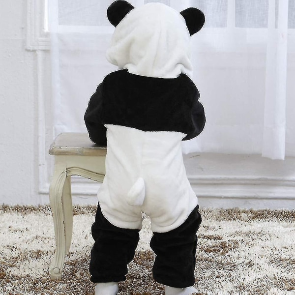 Småbarnsdinosaurkostyme Søt hettekostyme for barn Halloween - Perfet 24 30 Months Panda