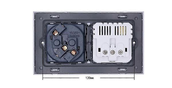 Kaksoispistorasia 4x USB 5V -ulostulolla - Perfet