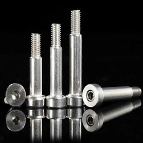 2-10st Rostfritt stål skruv med skuldra M2 M2.5 M3 M4 M5 M6 M8 M10 Insexskruv med cylinderhuvud Skruv med skuldra för rullager - Perfekt L35mm 10pcs  D4-M3