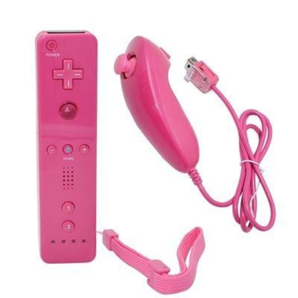 För Nintendo Wii Rose Trådlös Joystick Fjärrkontroll-Perfet