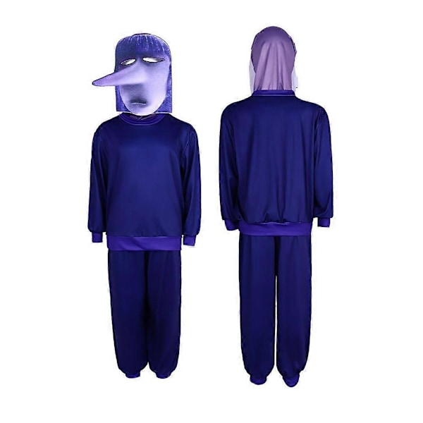 Insidan Ut 2 Cosplay Kostym Party Maskerad Jumpsuit Bodysuit-Perfekt Ennui 100